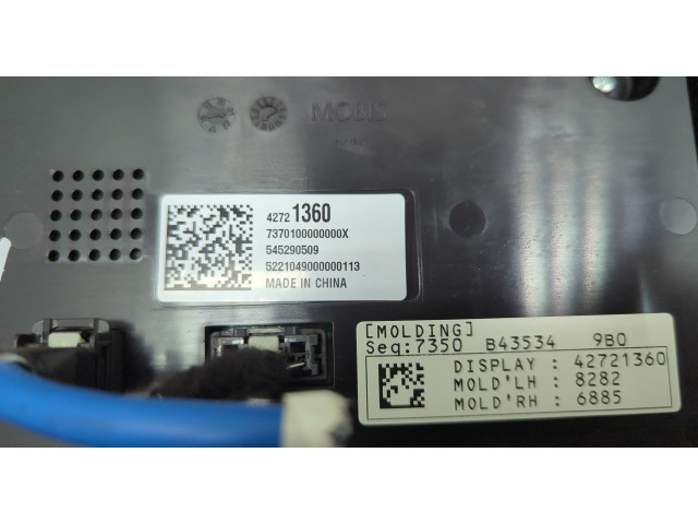 Дисплей бортового компьютера Buick Encore GX 2019-2024 42721360, 42728288