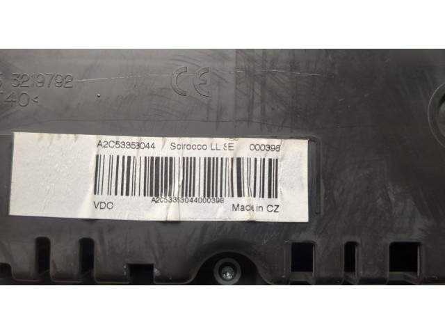 Панель приборов Volkswagen Scirocco 2008- 1K8920961