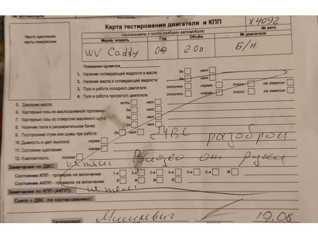 Генератор  Volkswagen Caddy 2004-2010       06f903023e    2.0 дизель