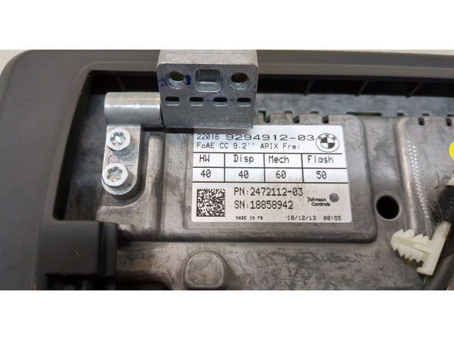 Дисплей мультимедиа BMW X5 F15 2013-2018 9294912