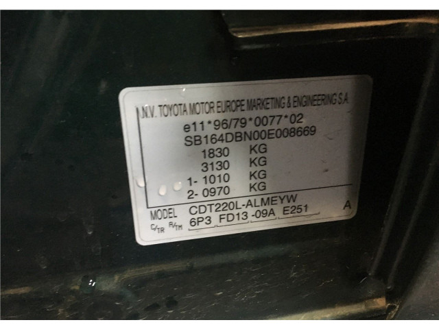 Подушка безопасности переднего пассажира Toyota Avensis 1 1997-2003