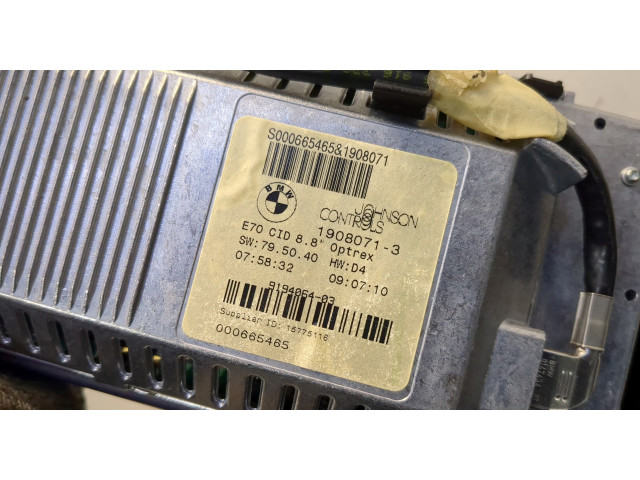 Дисплей бортового компьютера BMW X6 E71 2007-2014 1908071