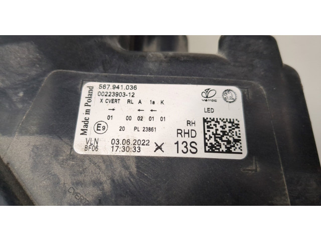 Фара передняя  Skoda Kodiaq правая 