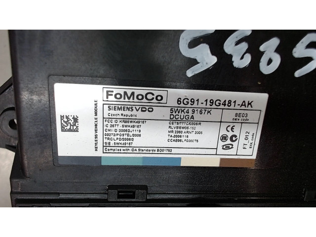 Блок управления бесключевого доступа Jaguar XF 2007–2012 