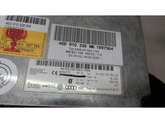 Блок управления Bluetooth Audi A6 (C6) Allroad 2006-2008