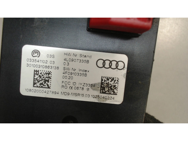 Блок управления бесключевого доступа Audi Q7 2009-2015 