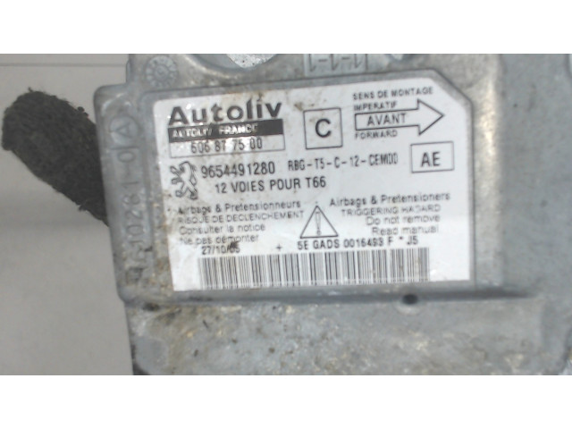 Блок управления подушками безопасности Peugeot 307