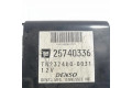 Řídící jednotka 25740336, MODULOELECTRONICO   Cadillac DTS 