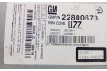 Turbodmychadlo Блок управления HiFi audio 22800670 Opel Insigni A A20DTH