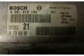 Блок управления двигателя 0281010162, 9637089680   Peugeot 306