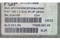 Комплект блоков управления 199A3000 Fiat Grande Punto