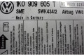 Блок подушек безопасности 1K0909605T, 5WK43412 Skoda Octavia Mk2 (1Z)
