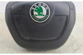 Подушка безопасности водителя 5J0880201H   Skoda Fabia Mk2 (5J)