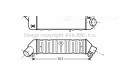 Интеркулер  6K0145805F, 6K0145805F   Seat Ibiza I (021A) 