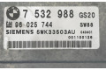 Блок управления коробкой передач 7532988, 306D2   BMW X3 E83