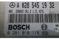 Блок управления двигателя A0285451932, 0281010118 Mercedes-Benz A W168