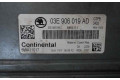 Блок управления двигателем ECU 03E906019AD Skoda Fabia Mk2 (5J)