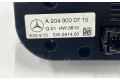 Блок управления климат-контролем A2049000715, SW281400   Mercedes-Benz GLK (X204)