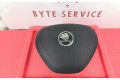 Подушка безопасности водителя 6V0880201A   Skoda Fabia Mk3 (NJ)