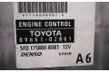 Блок управления двигателя 8966102A61, MB1758008081 Toyota Corolla Verso E121