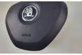 Подушка безопасности водителя 5E0880201 Skoda Octavia Mk3 (5E)