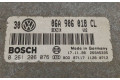 Блок управления двигателя 06A906018CL, 0261206076 Volkswagen Golf SportWagen