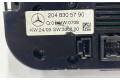 Блок управления климат-контролем A2048305790, 330800   Mercedes-Benz GLK (X204)