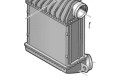Интеркулер  SLV1J0145803G   Audi A3 S3 8L 