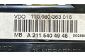 Přístrojová deska Mercedes-Benz E W211 2008 A2115404948, 110080363016