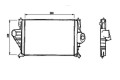 Интеркулер 0384E8, 30843 Citroen Xantia