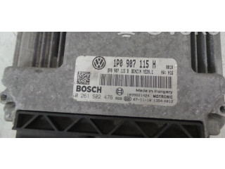 Блок управления двигателя 1P0907115H, 0261S02476   Audi A3 S3 8P