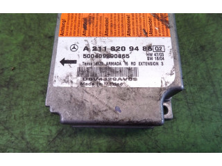 Блок подушек безопасности A2118209485   Mercedes-Benz E AMG W211