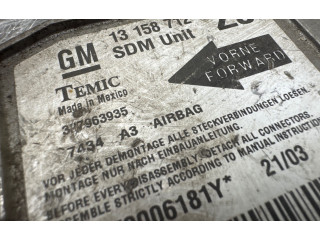 Блок подушек безопасности 13158712, 347963935   Opel Meriva A