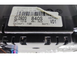 Панель приборов 5L0920840S   Skoda Yeti (5L)       