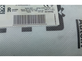 Подушка безопасности в сиденье 9821954780 Peugeot 2008 II