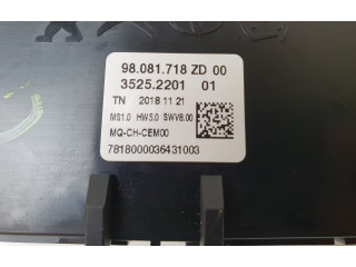 Блок управления климат-контролем 98081718ZD Opel Combo E