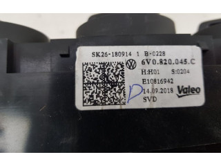 Блок управления климат-контролем 6V0820045C, 6V0820045C   Skoda Fabia Mk3 (NJ)