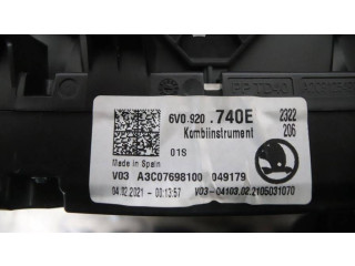 Панель приборов 6V0920740E, 049179 Skoda Fabia Mk3 (NJ)