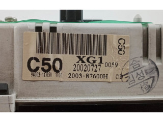 Панель приборов 20020727   Hyundai Getz       