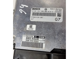 Блок управления двигателя 37820RL0G03, 0281014809 Honda Accord