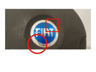 Подушка безопасности водителя 07353161960, 00205   Fiat Idea