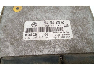 Блок управления двигателя 06A906018AD, 0261204936 Volkswagen New Beetle