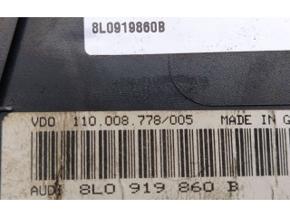 Спидометр (приборный щиток) 8L0919860B   Audi A3 S3 8L   
