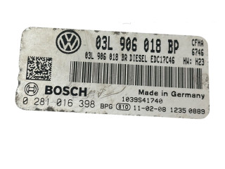 Блок управления двигателя 03L906018BP, 03L906018BR Skoda Yeti (5L)