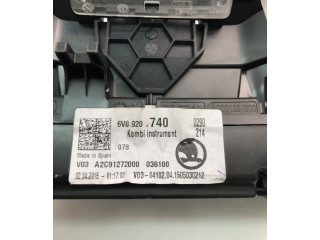 Спидометр (приборный щиток) 6V0920740 Skoda Fabia Mk3 (NJ)
