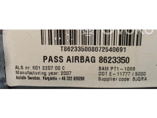 Подушка безопасности пассажира 8623350   Volvo V50
