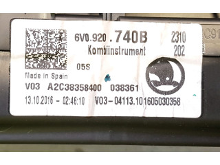 Панель приборов 6V0920740B, A0-4175A Skoda Fabia Mk3 (NJ)