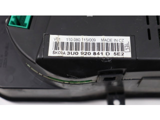 Панель приборов 3U0920841D Skoda Superb B5 (3U)