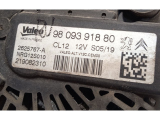 Генератор 9809391880, 2625767A   Peugeot 2008 I      