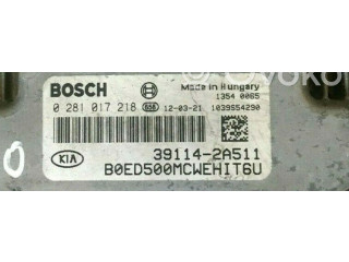 Блок управления двигателя 0281017218, 391142A511   KIA Ceed